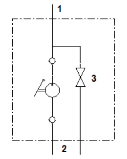 GLD20/D35/GLD40/GLD45 雙作用液壓手動泵原理圖 | GLD Double acting hydraulic hand pumpsGLD25/GLD30/GL
